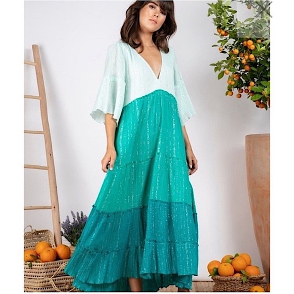 SUNDRESS Agathe Dress Cottagecore Boho Gypsy - Picture 1 of 10